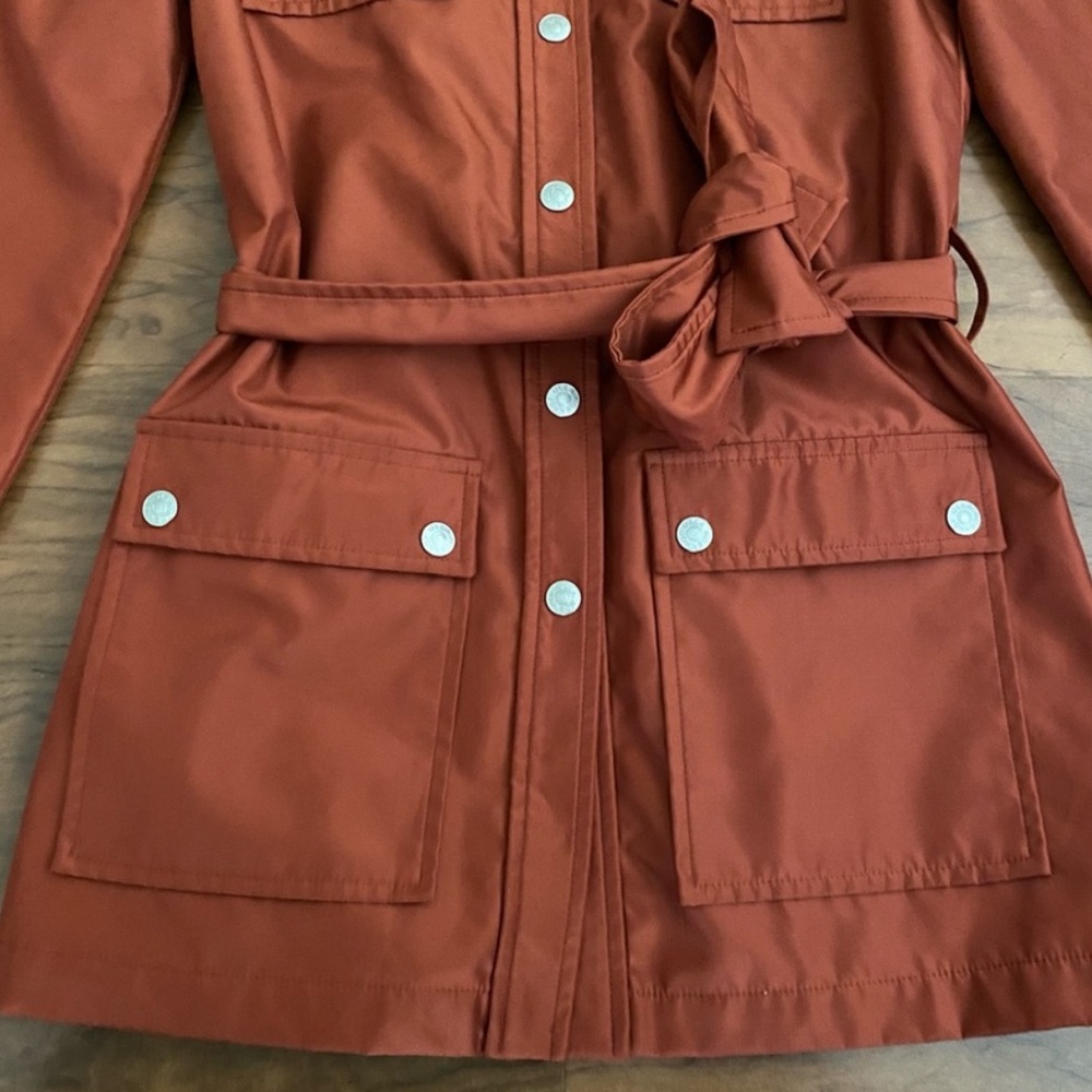 Ulla Johnson Rust Utility Jacket Belted - image 8